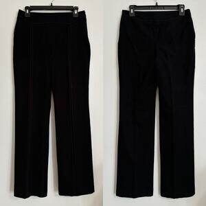 Black Vintage INC Stretch Red Lining Black Trousers 6